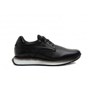 Zapatos C1335 en piel sweet negro Cetti